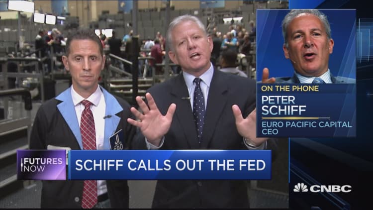 Peter Schiff sounds off on the Fed  