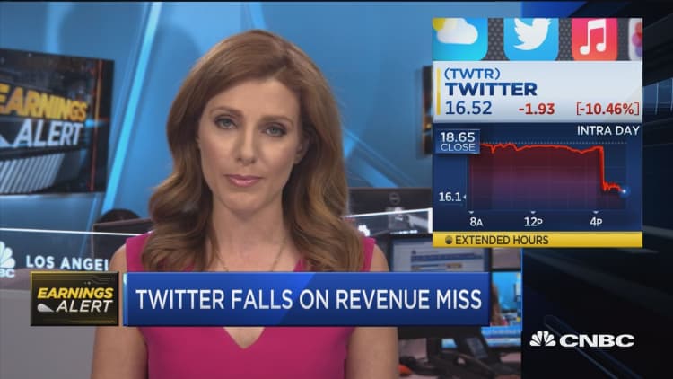 Twitter tanks on revenue miss
