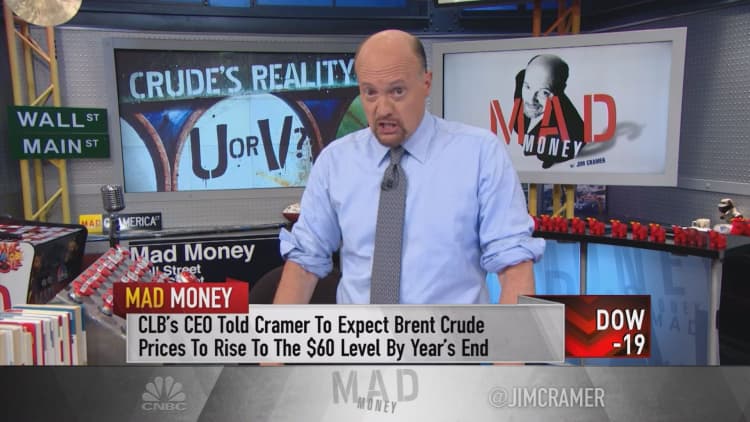 Cramer: Get ready, oil is set for a U-shaped recovery