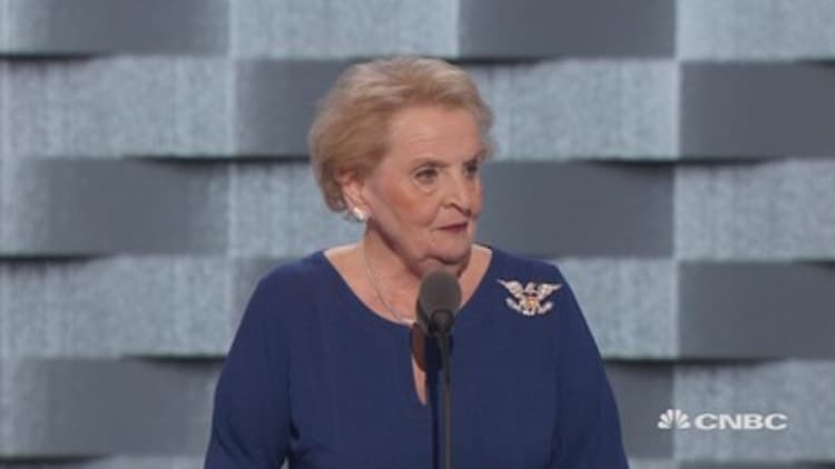 Albright: Trump already done damage by running for president
