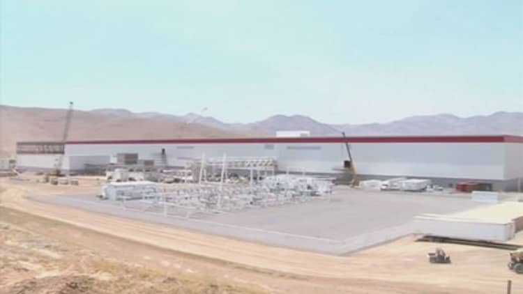 Tesla CEO says gigafactory can produce more than expected