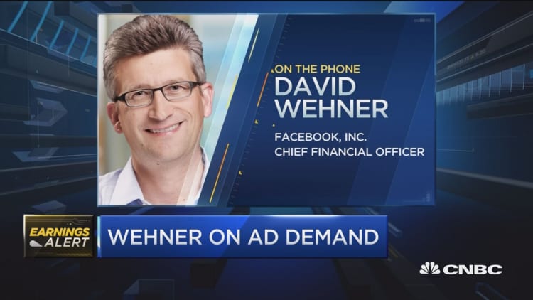 Facebook's Wehner: Good strength on mobile