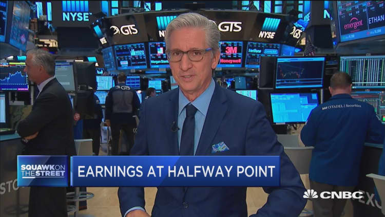Earnings at halfway point