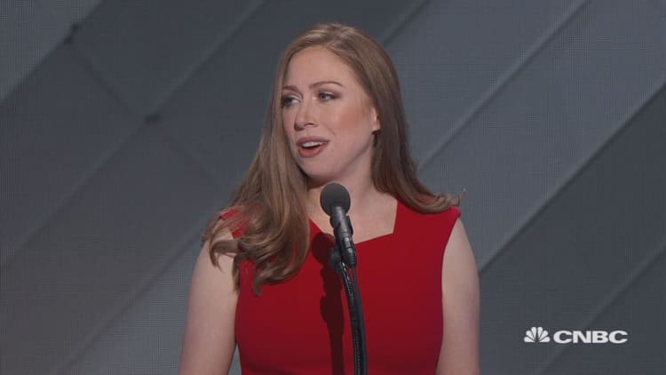 Chelsea: Hillary 'never, ever forgets who she's fighting for'