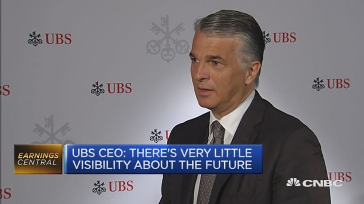 Very little visibility about the future: UBS CEO 