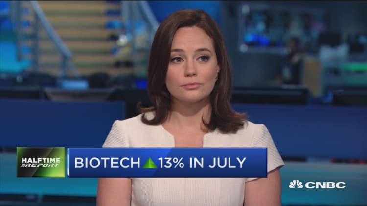 Biotech on pace for best month in 3 years