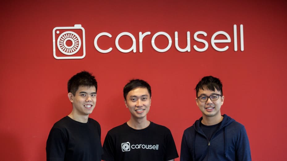 Carousell chat one tick