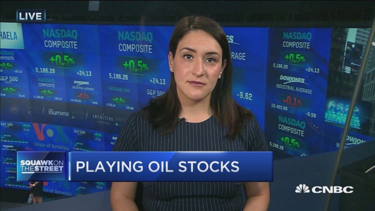 Playing oil stocks