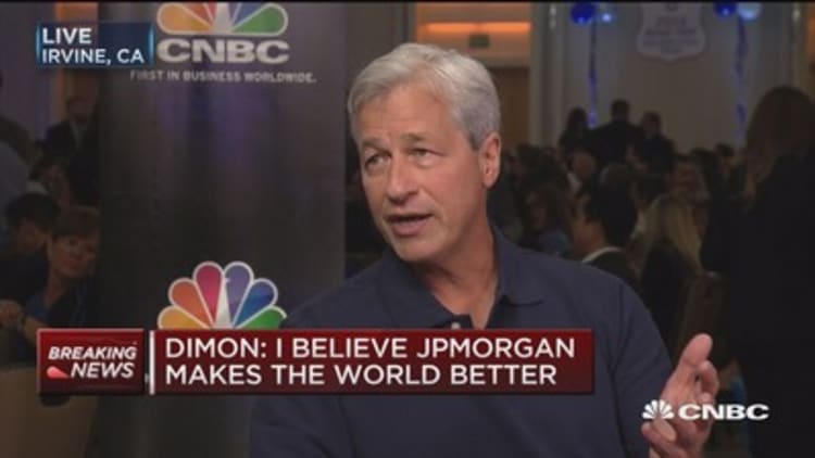Dimon: JPMorgan makes it a better world
