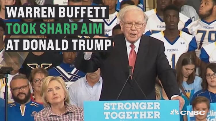 Warren Buffett hammers Donald Trump in scathing remarks