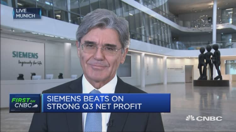 Biggest risk for 2016 is geopolitical risk: Siemens CEO