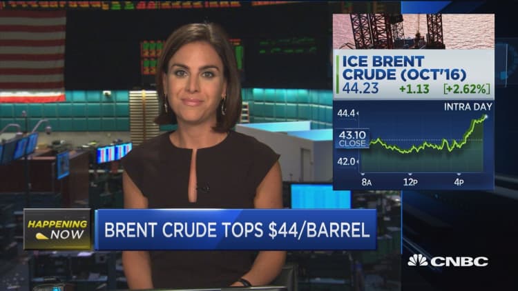 Crude's bounce back