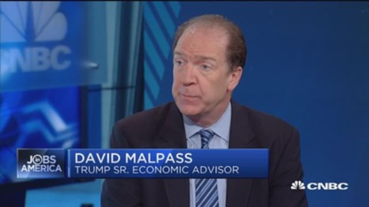 Malpass: Some parts of economy are doing well