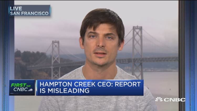 Hampton Creek CEO: I would do mayo buyback again