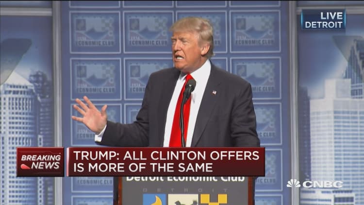 Trump: Clinton policies punish working in the US