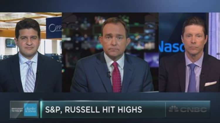 S&P, Russell surge together; good sign for stocks? 