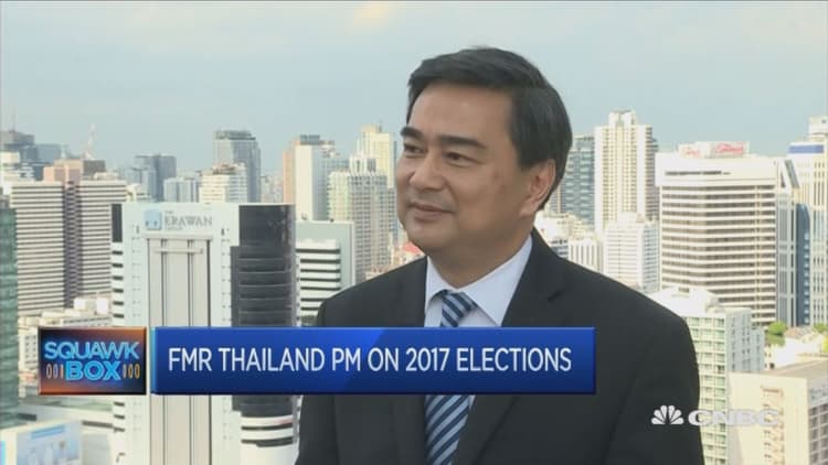 Former Thai PM: No reason for elections to stall