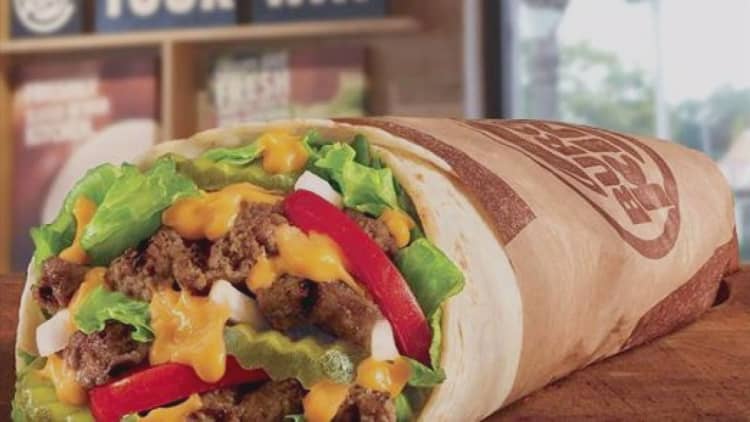 Burger King to sell Whopperrito nationwide