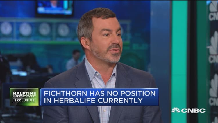Fichthorn: Herbalife's business is a scam