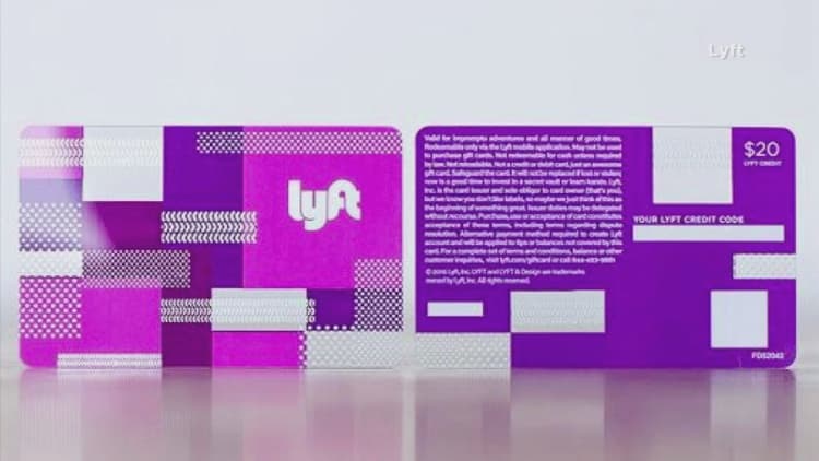 Lyft to sell $20 gift cards at Starbucks