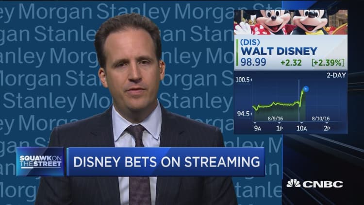 Disney bets on streaming