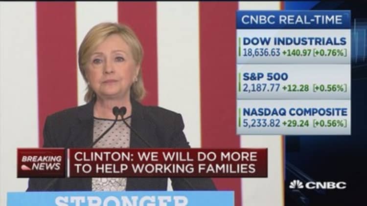 Clinton: We will do more to help working families 