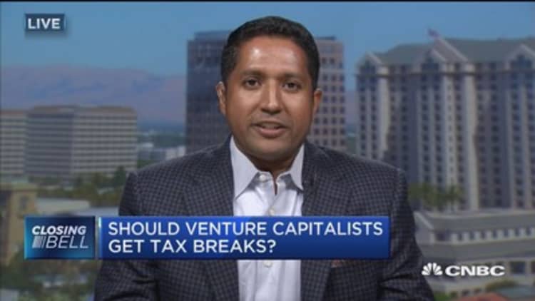 Should venture capitalists get tax breaks?