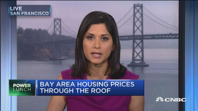 Bay Area housing prices through the roof