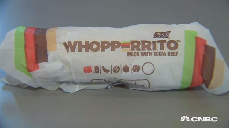 Burger King rolls out Whopperrito nationwide