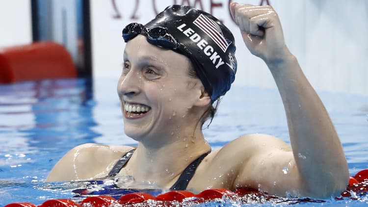Katie Ledecky on the Olympics, her endorsements and ringing the closing bell