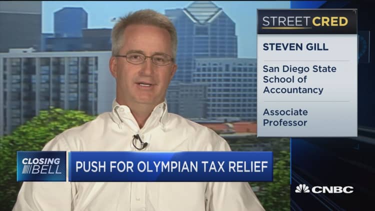 Should Olympic athletes be taxed on prize money?