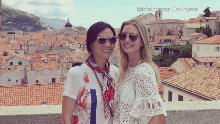 Ivanka Trump goes sightseeing with Wendi Murdoch