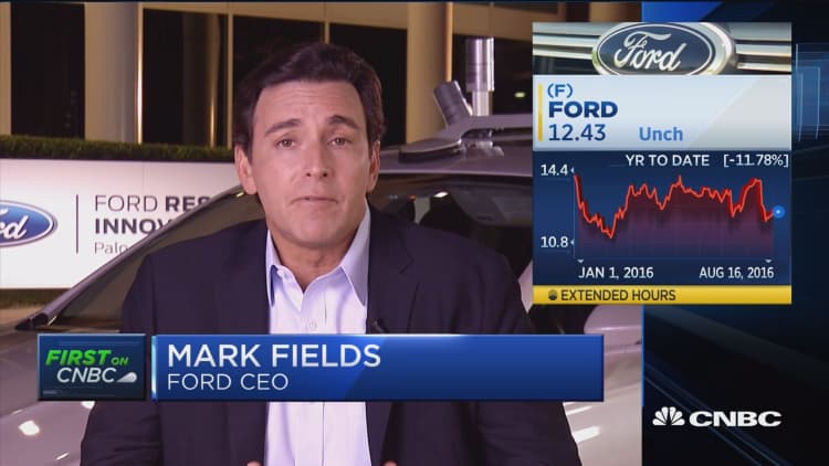 Ford CEO: Automation will define next decade