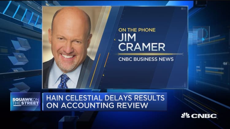 Cramer on Hain: You can't own the stock here