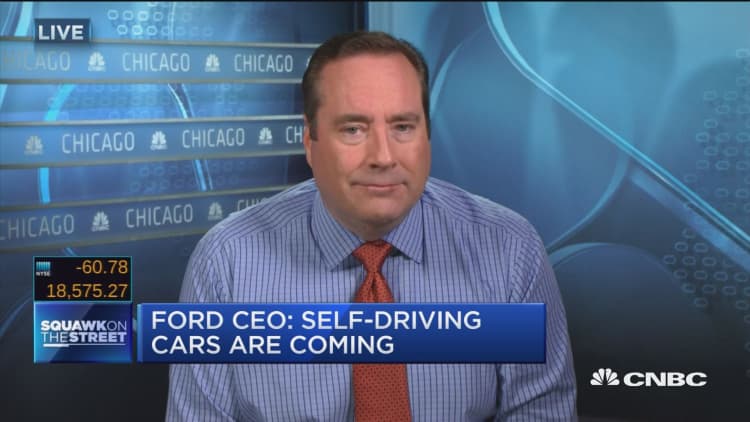 Ford CEO: Self-driving cars are coming