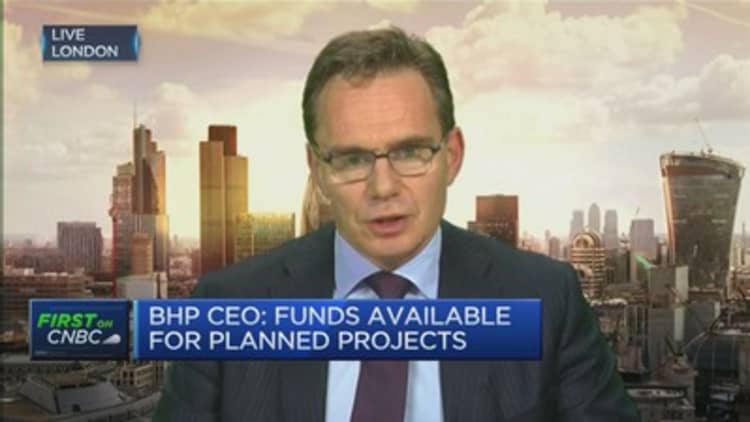 Prepared to weather commodity volatility: BHP CEO