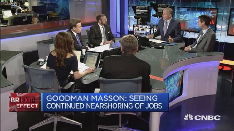Jobs impact depends on outcome of exit negotiations: Goodman Masson