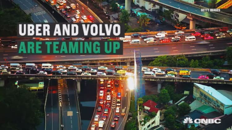Volvo and Uber team up to build a driverless car
