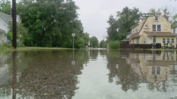 Baton Rouge floods break records
