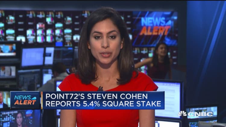 Point72's Steven Cohen reports 5.4% Square stake