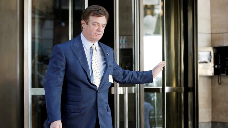 Manafort indicted on 12 criminal charges, including conspiracy against the United States