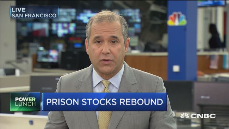 Prison stocks rebound