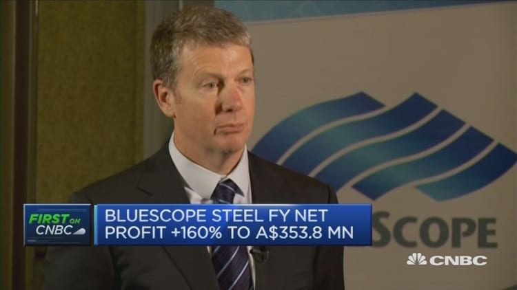 Bluescope Steel CEO: Excess steel was 2016's big issue