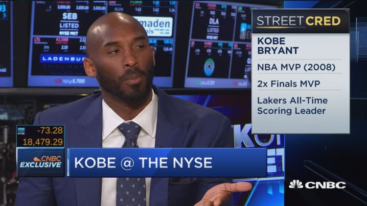 Kobe Bryant: No greater feeling than helping entrepreneurs
