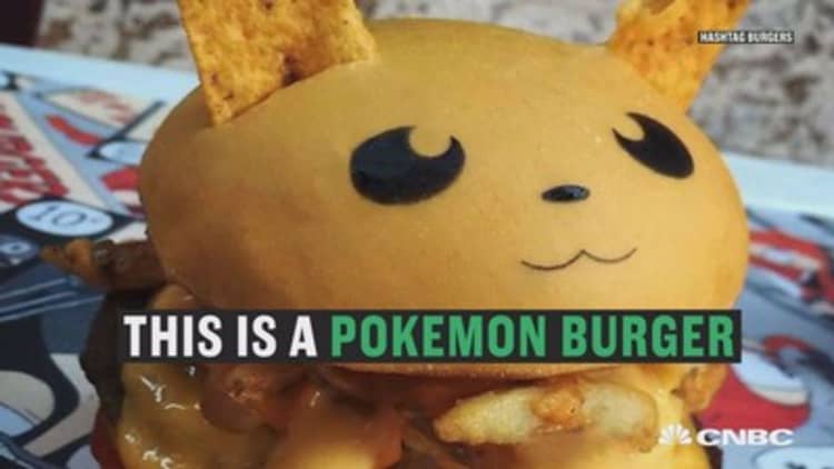 Australian burger joint debuts Pokemon burgers