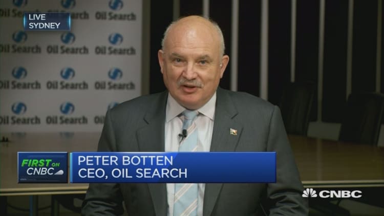 Oil Search CEO: Oil prices are near the bottom