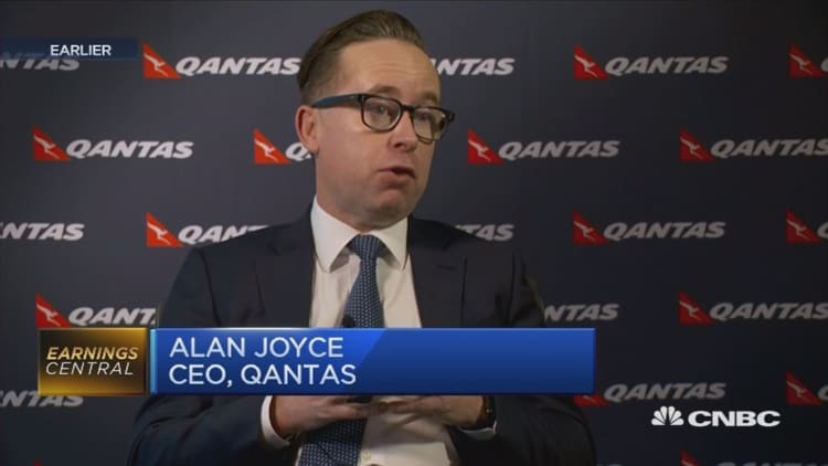 Qantas' Alan Joyce: We have effectively hedged our fuel prices