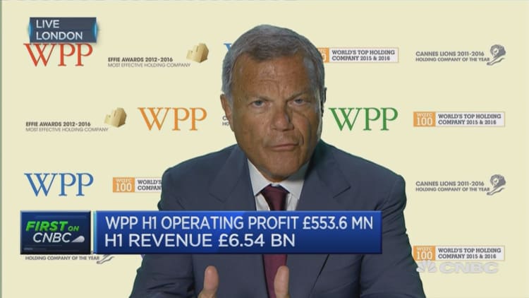 Worldwide GDP growth is tapering: WPP CEO