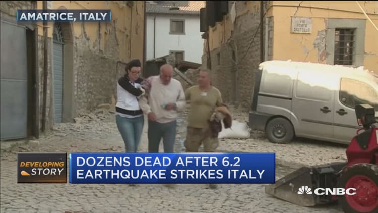 Dozens dead after 6.2 earthquake in Italy 