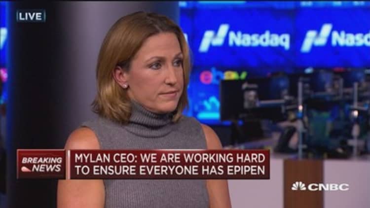Watch the complete interview with embattled Mylan CEO Bresch